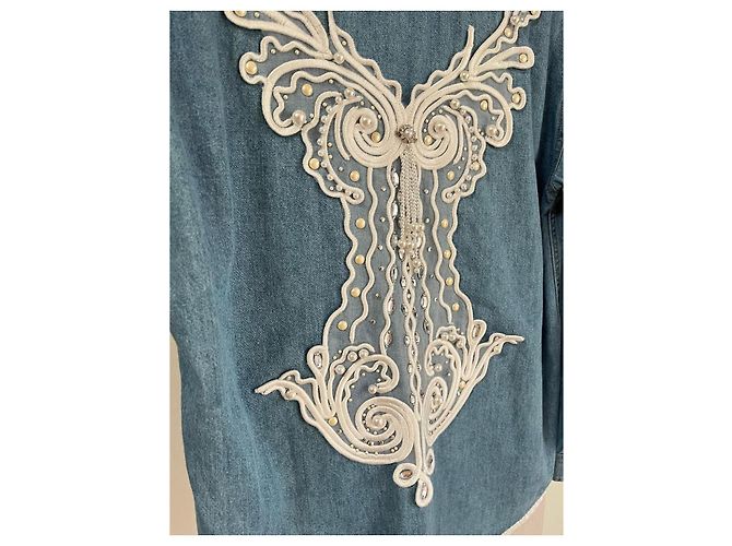 Autre Marque Abito camicia Forte Couture Blu - vista 4