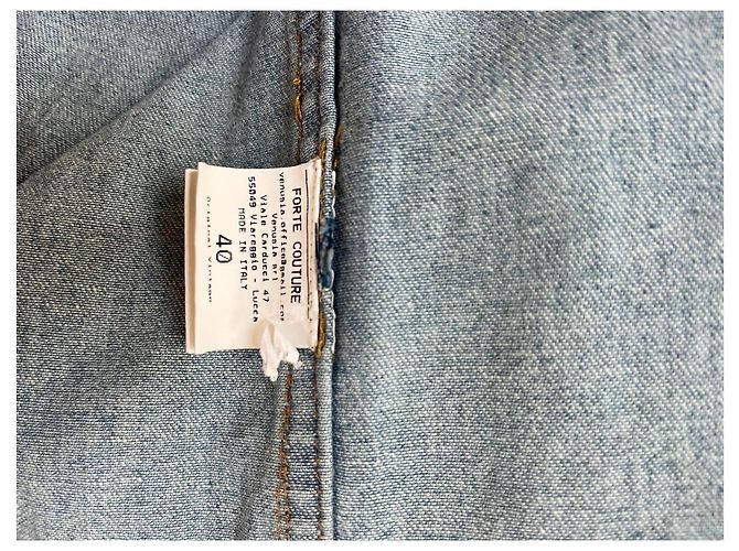 Autre Marque Abito camicia Forte Couture Blu - vista 7