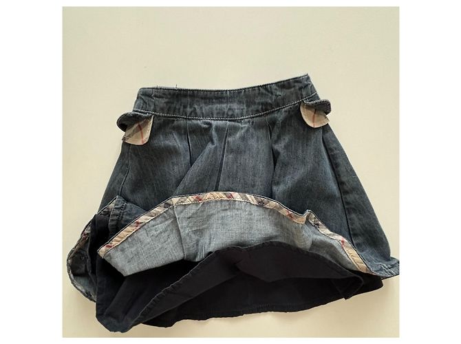 Burberry Jeansrock plissiert blau - Ansicht 3