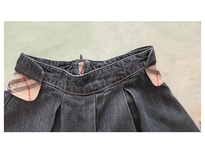 Burberry Jeansrock plissiert blau - Ansicht 4