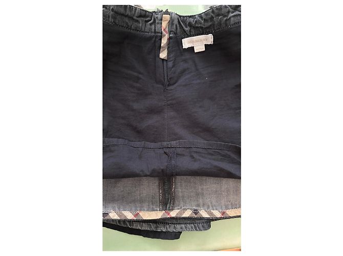 Burberry Jeansrock plissiert blau - Ansicht 8