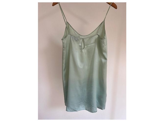Vestido de seda Jenny Packham azul verde - vista 6