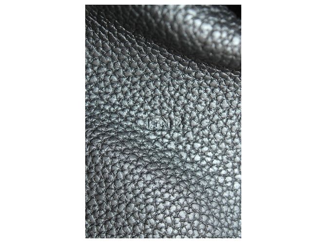 Hermès Portafoglio Hermes Dogon Duo in pelle di vitello nera Nero - vista 20