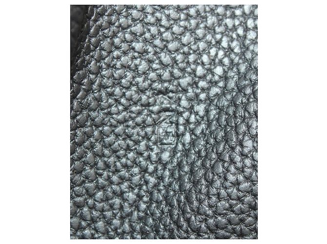Hermès Portafoglio Hermes Dogon Duo in pelle di vitello nera Nero - vista 9