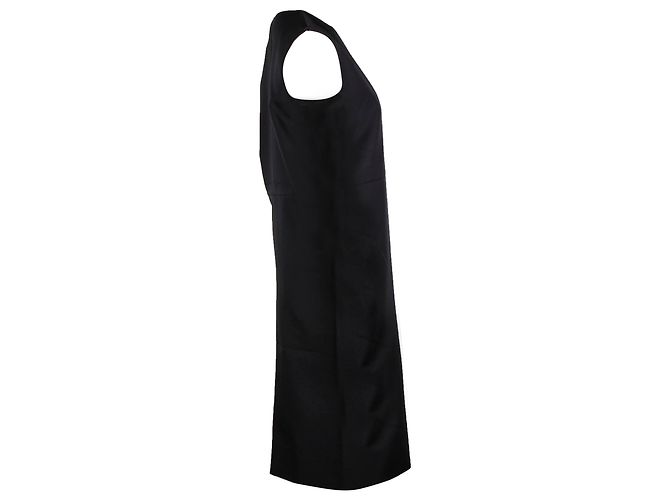 Ärmelloses, knielanges Kleid von Marni aus schwarzem Polyester - Ansicht 2
