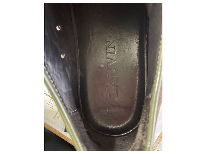 Tênis clássico Lanvin em camurça marrom - vista 7