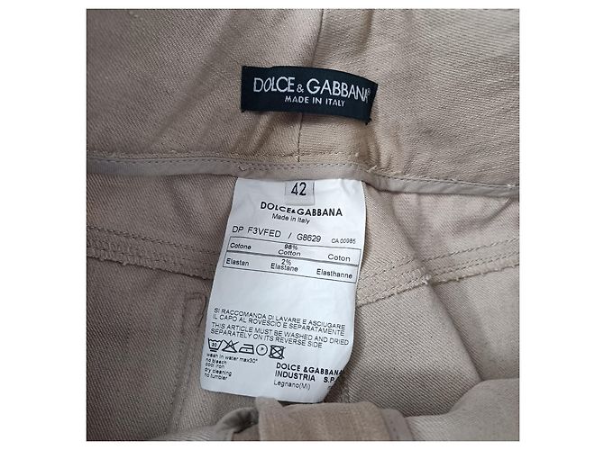 Dolce & Gabbana Dolce Gabbana Jeans für Frauen in écru Farbe Beige - Ansicht 3