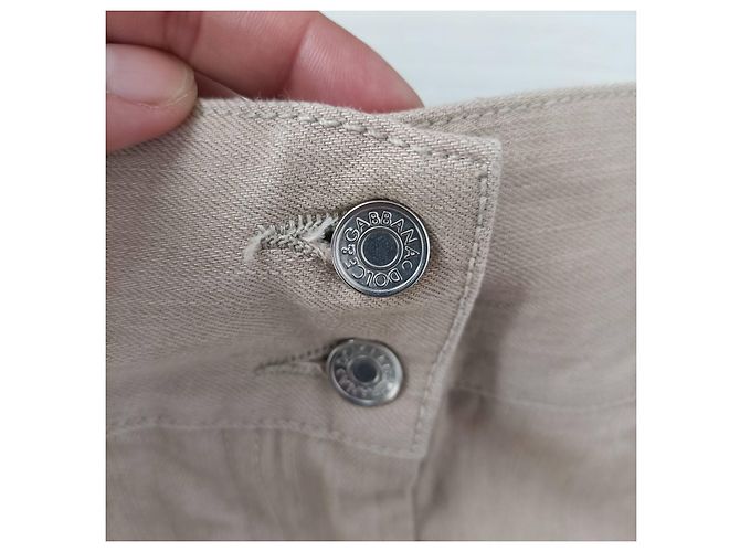 Dolce & Gabbana Dolce Gabbana Jeans für Frauen in écru Farbe Beige - Ansicht 5