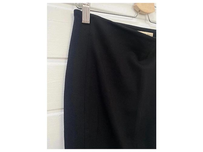 Falda Balenciaga Negra de Viscosa Talla 36 Negro - vista 2