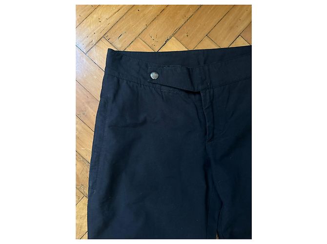 Dirk Bikkenbergs Dirk Bikkembergs 00er Vintage Freizeit-Baumwollhose Schwarz - Ansicht 3