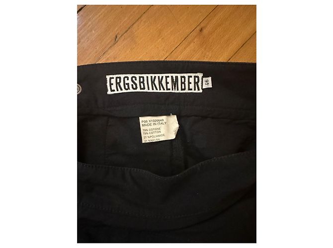 Dirk Bikkenbergs Dirk Bikkembergs 00er Vintage Freizeit-Baumwollhose Schwarz - Ansicht 5