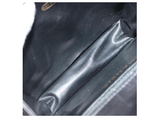 CHANEL Matelassé Turn Lock Gürteltasche Lammleder Schwarz CC Auth yk11590 - Ansicht 15