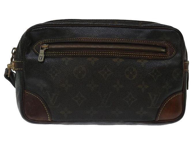 Pochette LOUIS VUITTON con monogramma Marly Dragonne GM M51825 LV Auth th4769 - vista 13