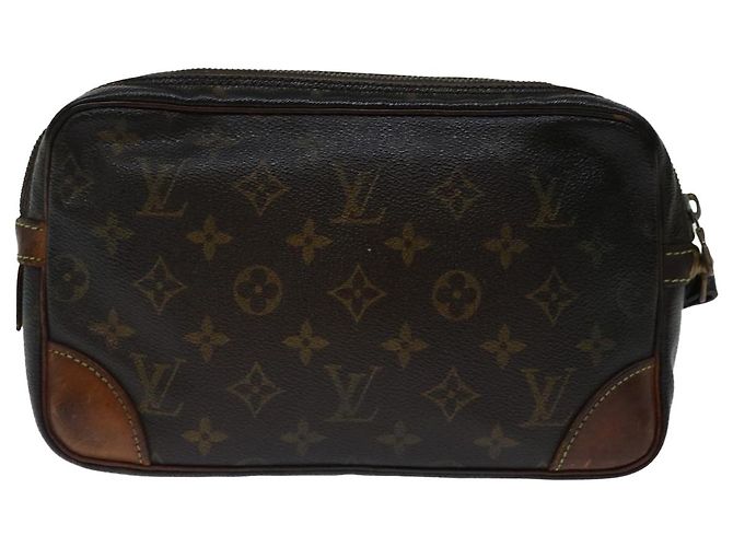 Pochette LOUIS VUITTON con monogramma Marly Dragonne GM M51825 LV Auth th4769 - vista 2