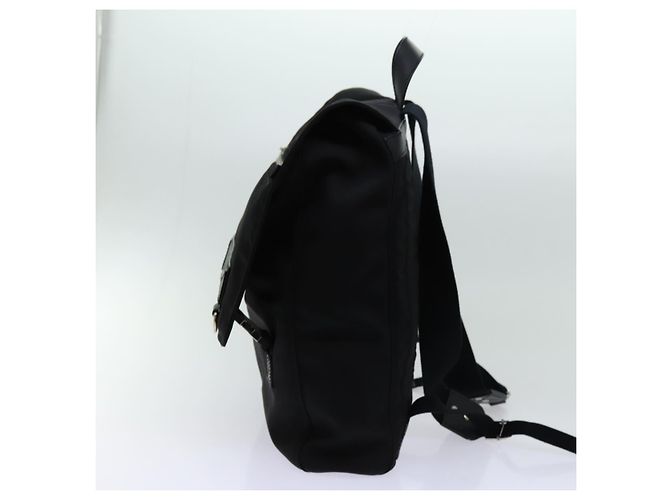 GUCCI Web Sherry Line Rucksack Nylon Schwarz Grün Rot 246407 Auth bs13331 - Ansicht 4