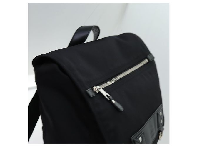 GUCCI Web Sherry Line Rucksack Nylon Schwarz Grün Rot 246407 Auth bs13331 - Ansicht 6