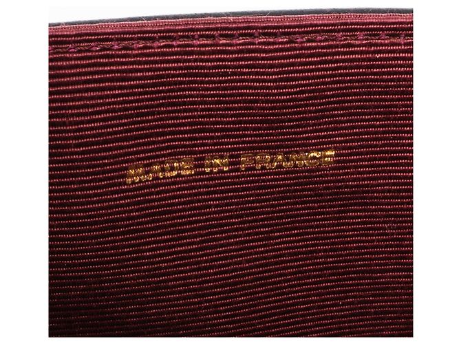 Pele de cordeiro acolchoada Chanel 24Bolsa Meia Lua K Dourada com Aba Única Azul - vista 15