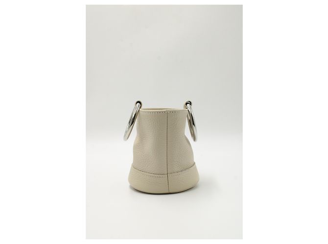 Bonsai di Simon Miller 15 Borsa a Secchiello in Pelle Bianca Bianco - vista 11