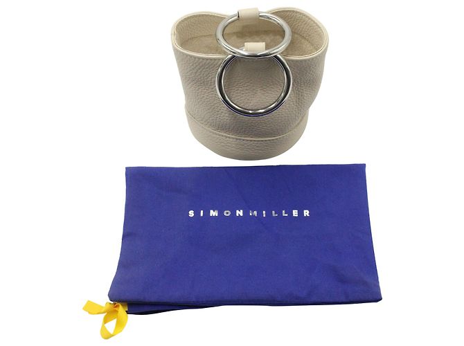 Bonsai di Simon Miller 15 Borsa a Secchiello in Pelle Bianca Bianco - vista 2