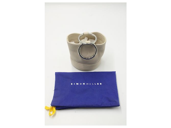 Bonsai di Simon Miller 15 Borsa a Secchiello in Pelle Bianca Bianco - vista 8