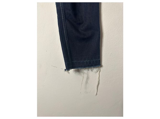 Rick Owens Pre-Loved Astair Jeans en algodón talla 26 Azul oscuro - vista 3