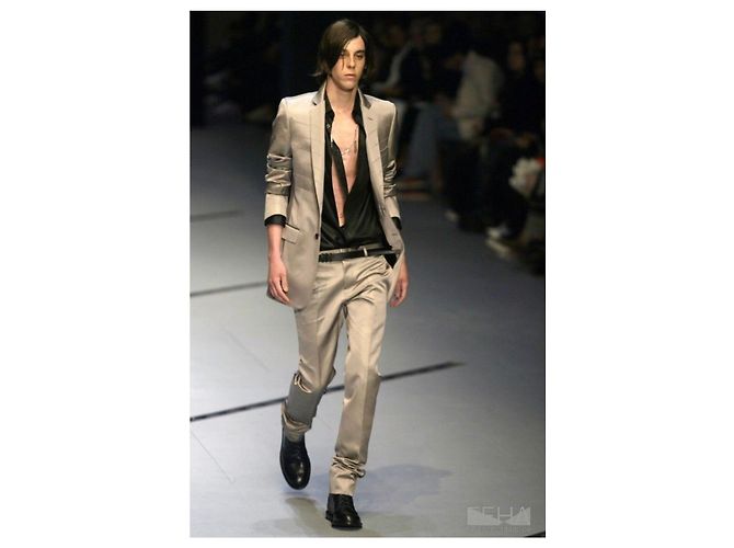 Blazer dorato "Follow me" di Dior SS03 Marrone chiaro - vista 11