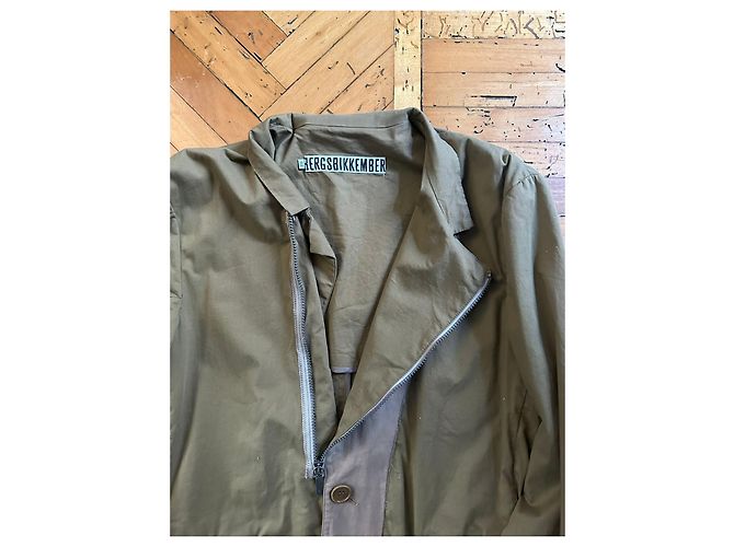Dirk Bikkenbergs Giacca marrone chiaro con zip di Dirk Bikkembergs - vista 4
