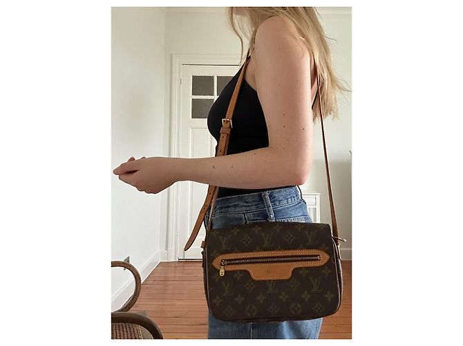 Borsa Louis Vuitton Saint-Germain Marrone - vista 2