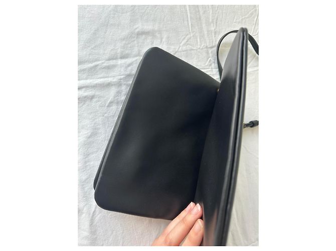 Céline bolsa pequena Celine Trio em pele de cordeiro lisa - vista 7