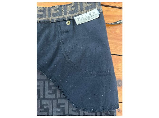 Fendi Jeans Zucca Monogram Rock Braun - Ansicht 13