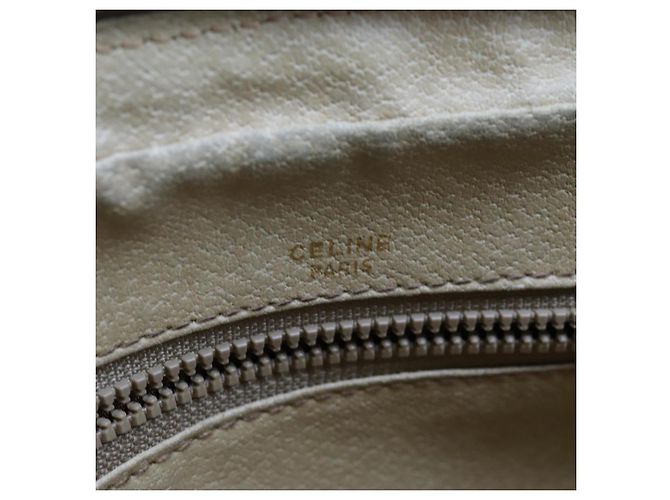 Céline CELINE Pochette in tela macadam Beige Auth yk11631 - vista 10