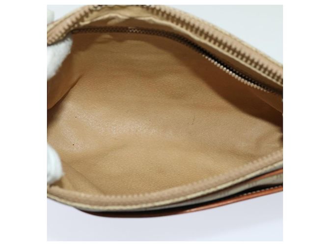 Céline CELINE Pochette in tela macadam Beige Auth yk11631 - vista 11