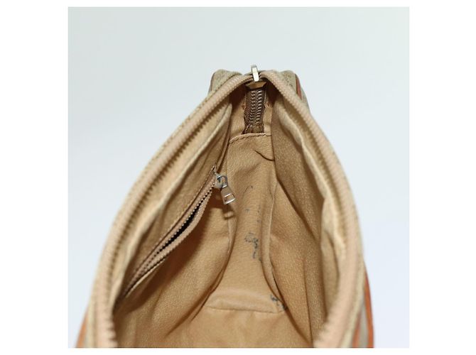 Céline CELINE Pochette in tela macadam Beige Auth yk11631 - vista 12