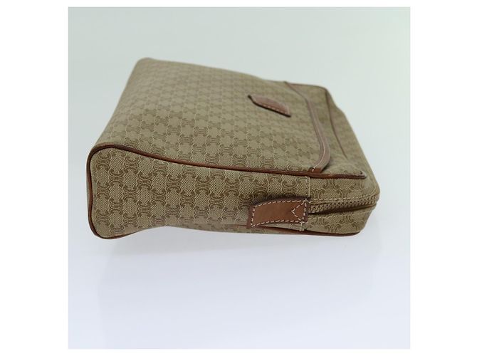 Céline CELINE Pochette in tela macadam Beige Auth yk11631 - vista 3