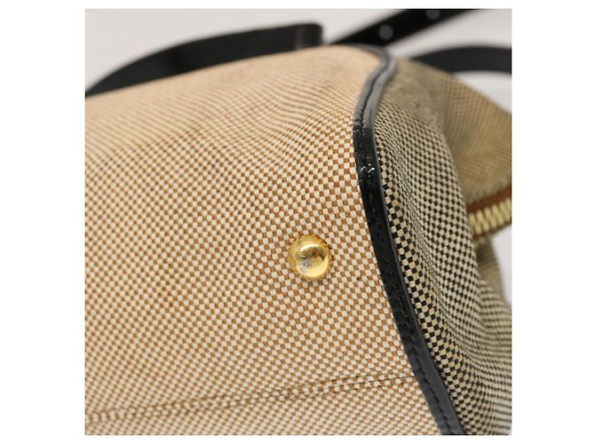 FENDI Borsa a Mano Tela 2modo Beige Auth 70343 - vista 16
