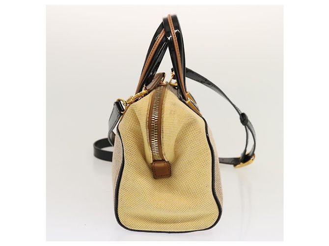 FENDI Borsa a Mano Tela 2modo Beige Auth 70343 - vista 3