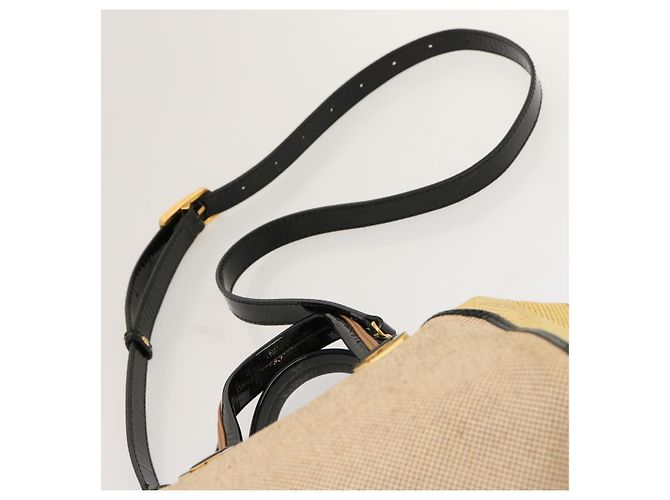 FENDI Borsa a Mano Tela 2modo Beige Auth 70343 - vista 7