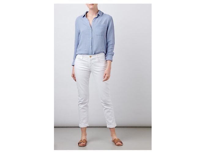 Frame Denim Jeans blancos de novio Frame Le Garcon - vista 2