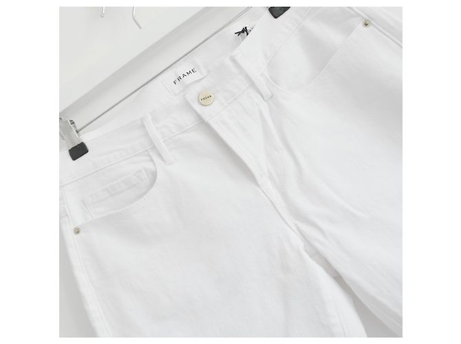 Frame Denim Jeans blancos de novio Frame Le Garcon - vista 3