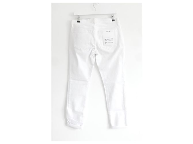 Frame Denim Jeans blancos de novio Frame Le Garcon - vista 5
