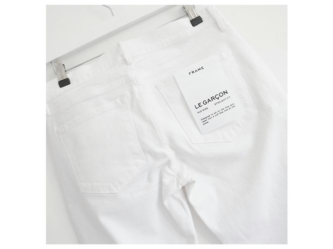 Frame Denim Jeans blancos de novio Frame Le Garcon - vista 6
