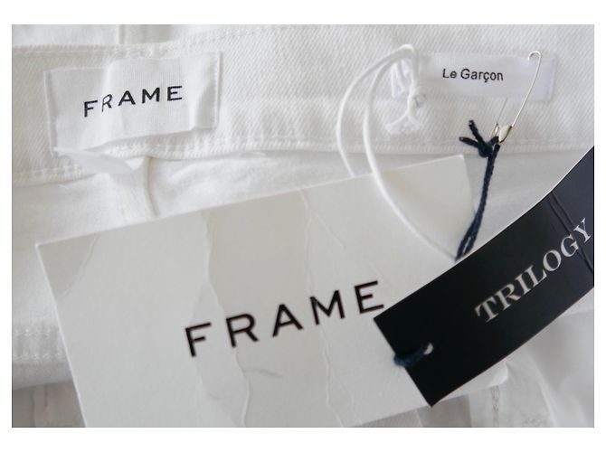 Frame Denim Jeans blancos de novio Frame Le Garcon - vista 7