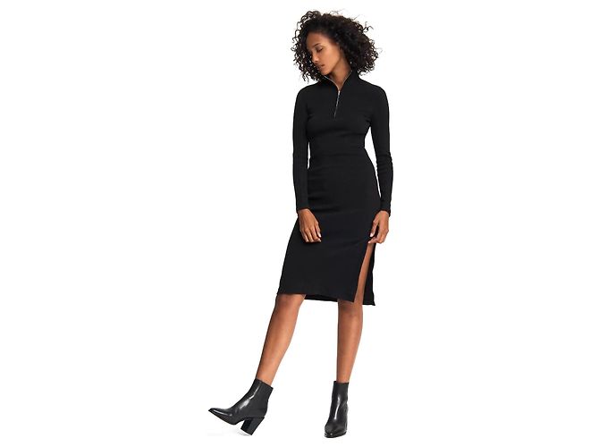 Rag & Bone Laila Zip-Kleid Schwarz - Ansicht 2