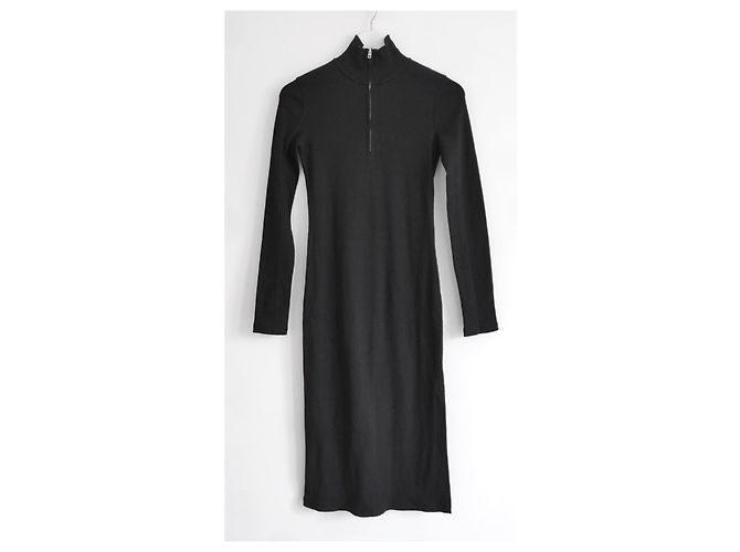 Rag & Bone Laila Zip-Kleid Schwarz - Ansicht 3