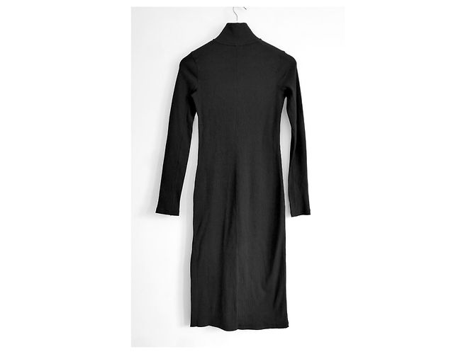 Rag & Bone Laila Zip-Kleid Schwarz - Ansicht 7