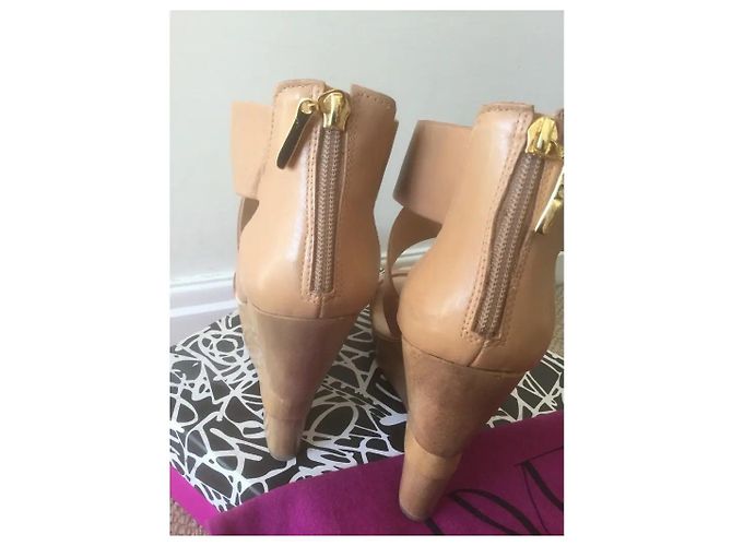 Diane Von Furstenberg Sandali con tacco e plateau DvF Opal Marrone - vista 8