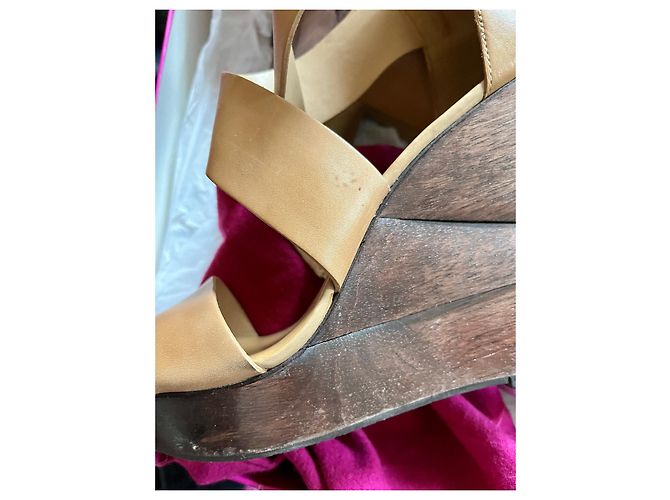 Diane Von Furstenberg Sandali con tacco e plateau DvF Opal Marrone - vista 9