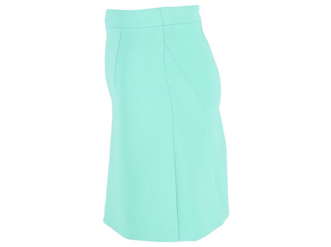 Falda McQ by Alexander McQueen en poliéster turquesa - vista 2
