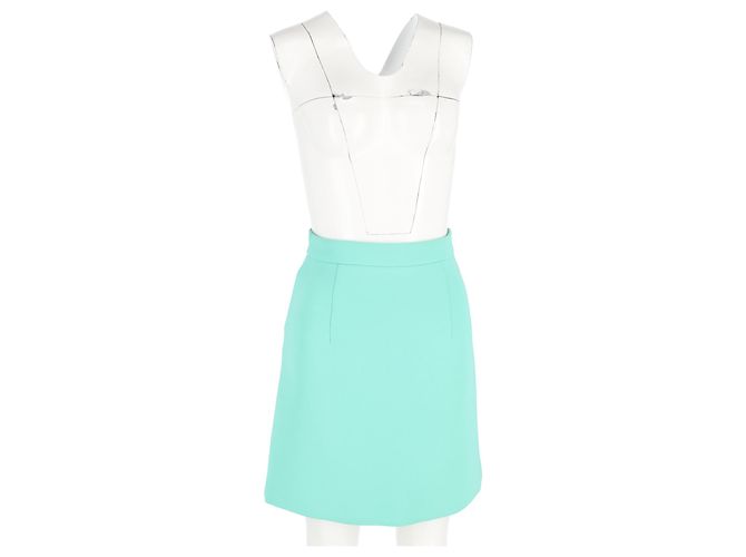 Falda McQ by Alexander McQueen en poliéster turquesa - vista 4