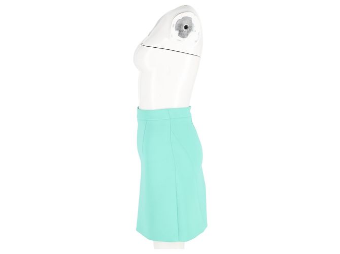 Falda McQ by Alexander McQueen en poliéster turquesa - vista 5